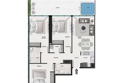 3 bedroom apartment